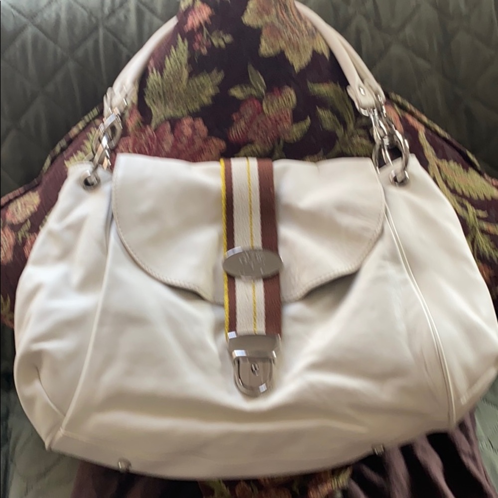 Christine Price Classic Creamy White Shoulder Bag